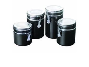 Anchor Hocking 03923MR Ceramic Canister Set Anchor Hocking 03923MR Ceramic Canister Set