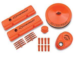 PROFORM SBC Chevy Logo Orange Paint Engine Dress Up Kit P/N 141-780 PROFORM SBC Chevy Logo Orange Paint Engine Dress Up Kit P/N 141-780