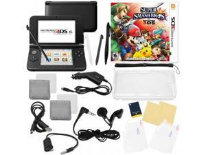 Nintendo 3DS XL Black Bundle with Super Smash Bros & 17 in 1 Kit Nintendo 3DS XL Black Bundle with Super Smash Bros & 17 in 1 Kit