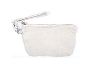 Mini Natural Canvas Wristlet Mini Natural Canvas Wristlet