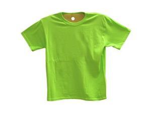 Youth Medium Lime Short Sleeve T-Shirt Youth Medium Lime Short Sleeve T-Shirt