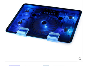 5 Fans 2USB Notebook Laptop Computer Cooler,Cooling Rack,Fan Base Plate, Strengthen Edition black for 14,15.6 ,17 inches - Blue 5 Fans 2USB Notebook Laptop Computer Cooler,Cooling Rack,Fan Base Plate, Strengthen Edition black for 14,15.6 ,17 inches - Blue