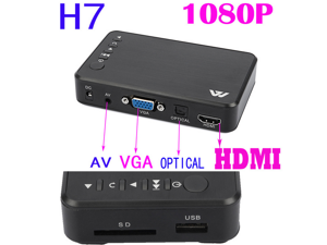H7 HDD 1080P Full HDMI Player F10 HD Media Player With VGA AV USB SD for Video Music Play Photo H7 HDD 1080P Full HDMI Player F10 HD Media Player With VGA AV USB SD for Video Music Play Photo