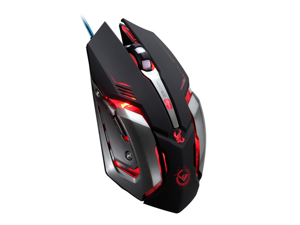Rajfoo Gaming Mouse USB Wired High-Grade Game Mouse with Macro Definition Function 4 Color Breathing Variable Light Rajfoo Gaming Mouse USB Wired High-Grade Game Mouse with Macro Definition Function 4 Color Breathing Variable Light
