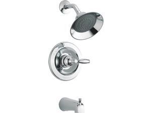 Delta Faucet P188775 Chrome Complete Tub & Shower Faucet With Lever Handle Delta Faucet P188775 Chrome Complete Tub & Shower Faucet With Lever Handle