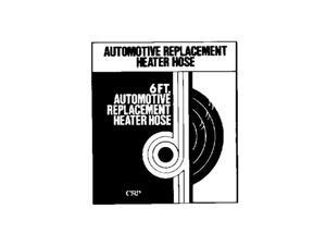 1/2"X6' BLK HEATER HOSE 120 1/2"X6' BLK HEATER HOSE 120