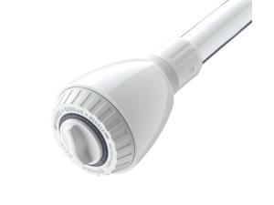 SHOWER HEAD,FIXED,ADJUST,WHITE SHOWER HEAD,FIXED,ADJUST,WHITE