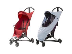 Quinny Yezz Stroller With Weathershield, Red Rumor Quinny Yezz Stroller With Weathershield, Red Rumor