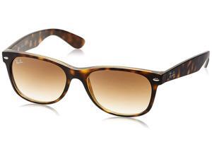 New Ray-Ban 0RB2132 710/51 Wayfarer Sunglasses, Light Havana Frame, Crystal Brown Gradient Lens 55mm Lenses New Ray-Ban 0RB2132 710/51 Wayfarer Sunglasses, Light Havana Frame, Crystal Brown Gradient Lens 55mm Lenses