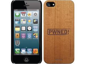 Coveroo Apple iPhone SE/5/5s Wood Thinshield Case with PWNED!, Laser Engraved Design Coveroo Apple iPhone SE/5/5s Wood Thinshield Case with PWNED!, Laser Engraved Design