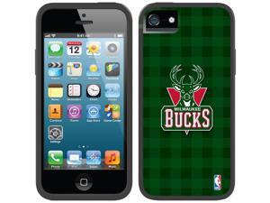 Coveroo iPhone 5/5S Black Switchback Case with Milwaukee Bucks Plaid Print Design Coveroo iPhone 5/5S Black Switchback Case with Milwaukee Bucks Plaid Print Design