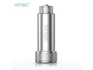 Car Charger, Vinsic® Premium Stainless Steel Portable 24W 4.8A Dual Port USB Car Charger Cigarette Charger for iPhone 6 6s plus 5 5s, iPad, Samsung Galaxy S6 S5 Note 3, Nexus(Silver) Car Charger, Vinsic® Premium Stainless Steel Portable 24W 4.8A Dual Port USB Car Charger Cigarette Charger for iPhone 6 6s plus 5 5s, iPad, Samsung Galaxy S6 S5 Note 3, Nexus(Silver)