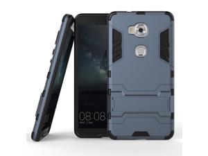 Olen Huawei Honor 5X Case TPU and PC 2 in 1 Kickstand Protective Cover Finish Case for Huawei Honor 5X case Blue-Black Olen Huawei Honor 5X Case TPU and PC 2 in 1 Kickstand Protective Cover Finish Case for Huawei Honor 5X case Blue-Black