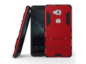 Olen Huawei Honor 5X Case TPU and PC 2 in 1 Kickstand Protective Cover Finish Case for Huawei Honor 5X case Red Olen Huawei Honor 5X Case TPU and PC 2 in 1 Kickstand Protective Cover Finish Case for Huawei Honor 5X case Red
