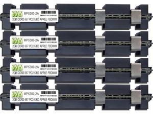 NEMIX RAM 8GB (4X2GB) DDR2 667MHz PC2-5300 FBDIMM MEMORY KIT for APPLE MAC PRO 2006-2007 1,1 2,1 NEMIX RAM 8GB (4X2GB) DDR2 667MHz PC2-5300 FBDIMM MEMORY KIT for APPLE MAC PRO 2006-2007 1,1 2,1