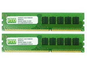 NEMIX RAM 16GB (2 x 8GB) DDR3-1066MHz PC3-8500 240-pin 2.5V 2Rx8 ECC Unbuffered Workstation/Server Memory Module NEMIX RAM 16GB (2 x 8GB) DDR3-1066MHz PC3-8500 240-pin 2.5V 2Rx8 ECC Unbuffered Workstation/Server Memory Module