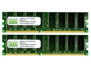 NEMIX RAM 2GB (2X1GB) DDR 333MHz PC2700 Memory for Apple Mac G5 PowerMac 7,2 & 9,1 SINGLE PROC NEMIX RAM 2GB (2X1GB) DDR 333MHz PC2700 Memory for Apple Mac G5 PowerMac 7,2 & 9,1 SINGLE PROC