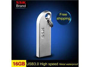 SSK Thumbs USB 3.0 large usb flash drives pen drive 100% 16GB High speed Metal waterproof usb flash drive -inUSB Flash Drives SSK Thumbs USB 3.0 large usb flash drives pen drive 100% 16GB High speed Metal waterproof usb flash drive -inUSB Flash Drives
