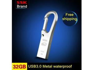 SSK K6 USB 3.0 100% 32GB USB flash drives pen drive waterproof High speed metal 32G USB 3.0 flash drives SSK K6 USB 3.0 100% 32GB USB flash drives pen drive waterproof High speed metal 32G USB 3.0 flash drives