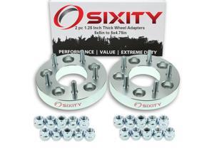 Sixity Auto 2pc 1.25" Thick 5x5" to 5x4.75" Wheel Adapters Pickup Truck SUV Sixity Auto 2pc 1.25" Thick 5x5" to 5x4.75" Wheel Adapters Pickup Truck SUV