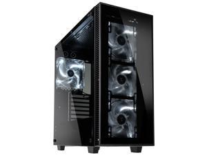 anidees AI-Crystal Tempered Glass Mid Tower Gaming Computer Case, Compatible with E-ATX, M/B - Black anidees AI-Crystal Tempered Glass Mid Tower Gaming Computer Case, Compatible with E-ATX, M/B - Black