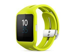 Sony SW3 SmartWatch 3 Smart Watch 3 SWR50 Yellow Lime Silicon Strap Sony SW3 SmartWatch 3 Smart Watch 3 SWR50 Yellow Lime Silicon Strap