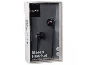 Sony Stereo Headset STH30 Waterproof with Mic Black Sony Stereo Headset STH30 Waterproof with Mic Black