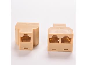 1 to 2 Socket Splitter Connector DZ517 RJ45 Ethernet cable LAN Port Adapter 1 to 2 Socket Splitter Connector DZ517 RJ45 Ethernet cable LAN Port Adapter