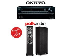 Onkyo TX-NR747 Receiver & a Pair of Polk Audio TSi 400 Floorstanding Speakers Onkyo TX-NR747 Receiver & a Pair of Polk Audio TSi 400 Floorstanding Speakers