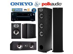Onkyo TX-NR555 Bundle with Polk (2) TSx 440T, (2) TSx 110B, and (1) TSx 150C Onkyo TX-NR555 Bundle with Polk (2) TSx 440T, (2) TSx 110B, and (1) TSx 150C