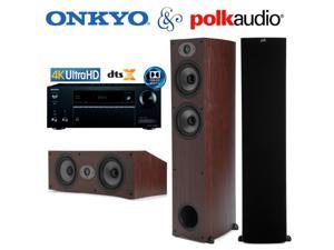 Onkyo TX-NR555 Bundle with Polk Audio (2) TSx 330T and (1) TSx 250C in Cherry Onkyo TX-NR555 Bundle with Polk Audio (2) TSx 330T and (1) TSx 250C in Cherry