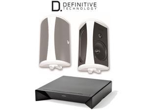 Definitive Technology W Adapt + AW 6500 Outdoor Speakers Bundle (Pair, White) Definitive Technology W Adapt + AW 6500 Outdoor Speakers Bundle (Pair, White)