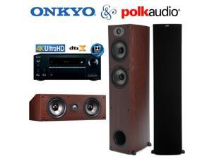 Onkyo TX-NR656 Bundle with Polk Audio (2) TSx 330T and (1) TSx 150C in Cherry Onkyo TX-NR656 Bundle with Polk Audio (2) TSx 330T and (1) TSx 150C in Cherry