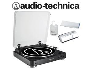 Audio-Technica AT-LP60-USB in Black Bundled with AT6012 Record Care Kit Audio-Technica AT-LP60-USB in Black Bundled with AT6012 Record Care Kit
