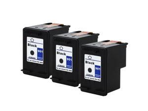SL 3 Pk HP 901 Black Ink Cartridge For Officejet J4524 J4580 J4500 4500 Printer SL 3 Pk HP 901 Black Ink Cartridge For Officejet J4524 J4580 J4500 4500 Printer