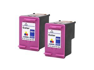 SL 2 Pack HP 901 Color Ink Cartridge For Officejet 4500 G410a G410g G410n Printer SL 2 Pack HP 901 Color Ink Cartridge For Officejet 4500 G410a G410g G410n Printer