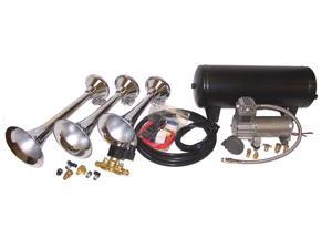 Complete 150-200 PSI Maximum Oversize Triple Train Air Horn System 500dB??? Complete 150-200 PSI Maximum Oversize Triple Train Air Horn System 500dB???