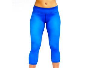 Seamless Capris (BLUE) Medium - for YOGA and CROSSFIT Exercise Seamless Capris (BLUE) Medium - for YOGA and CROSSFIT Exercise