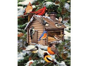 Log Cabin Birdhouse 1000 Piece Puzzle by White Mountain Puzzles Log Cabin Birdhouse 1000 Piece Puzzle by White Mountain Puzzles