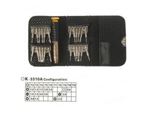 Kaisi Versatile Screwdriver Set Repair Kit with Leather Case for Smartphones and Digital Devices Kaisi Versatile Screwdriver Set Repair Kit with Leather Case for Smartphones and Digital Devices