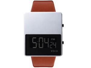 Void V01EL-PO/RU Unisex Stainless Steel Brown Leather Band Black Dial Watch Void V01EL-PO/RU Unisex Stainless Steel Brown Leather Band Black Dial Watch