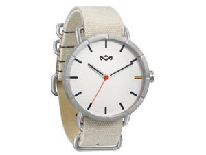 House of Marley WM-JA004-DB Mens Hitch White Canvas Watch House of Marley WM-JA004-DB Mens Hitch White Canvas Watch