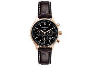 Jorg Gray JG6500-62 Unisex Chronograph Brown Leather Band Black Dial Watch Jorg Gray JG6500-62 Unisex Chronograph Brown Leather Band Black Dial Watch