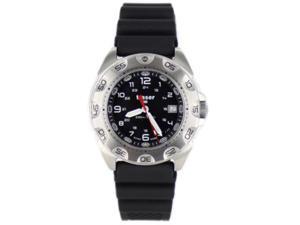 Traser 105471 Men's Stainless Steel Black Rubber Band Black Dial Watch Traser 105471 Men's Stainless Steel Black Rubber Band Black Dial Watch