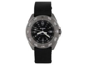 Traser 105481 Men's Special Force Titanium Black Nylon Band Black Dial Watch Traser 105481 Men's Special Force Titanium Black Nylon Band Black Dial Watch