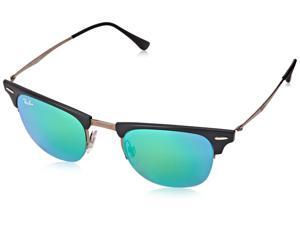 Ray-Ban RB8056-176/3R/49 Men's Two-Tone Frame Blue Lens Square Sunglasses Ray-Ban RB8056-176/3R/49 Men's Two-Tone Frame Blue Lens Square Sunglasses