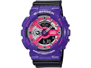 Casio G Shock GA110NC-6ACR Men's Neo Pop Colour Black Resin Band Black Dial Watch Casio G Shock GA110NC-6ACR Men's Neo Pop Colour Black Resin Band Black Dial Watch