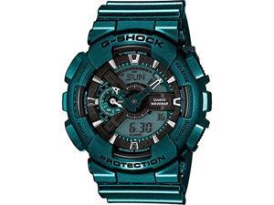 Casio G-Shock GA110NM-3ACR Unisex Green Resin Band Green Dial Watch Casio G-Shock GA110NM-3ACR Unisex Green Resin Band Green Dial Watch
