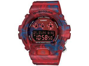 Casio G-Shock GMDS6900F-4CR Men's S Series Two-tone Band Red Dial Watch Casio G-Shock GMDS6900F-4CR Men's S Series Two-tone Band Red Dial Watch