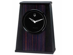 Bulova B5003 Oblique Aluminum Table Top Black Dial Black Clock Bulova B5003 Oblique Aluminum Table Top Black Dial Black Clock